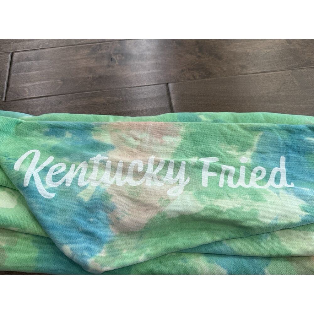 KFC Beyond Fried Chicken Mens Tie Dyed Promo Long Sleeve Sweatshirt Size M USA - Picture 5 of 10